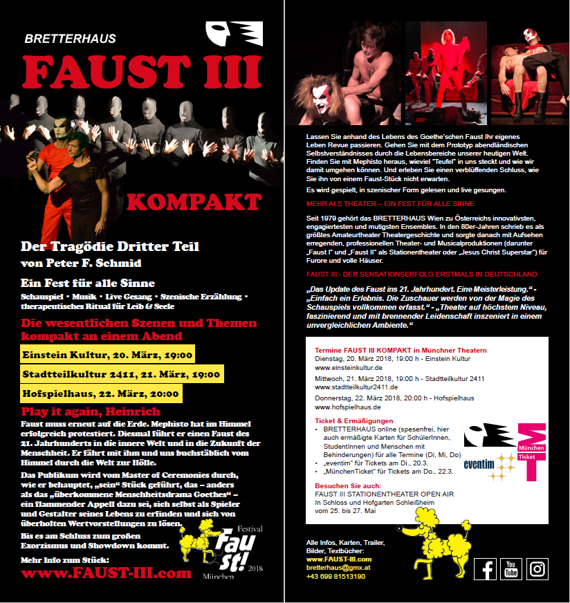 Flyer FAUST III Kompakt