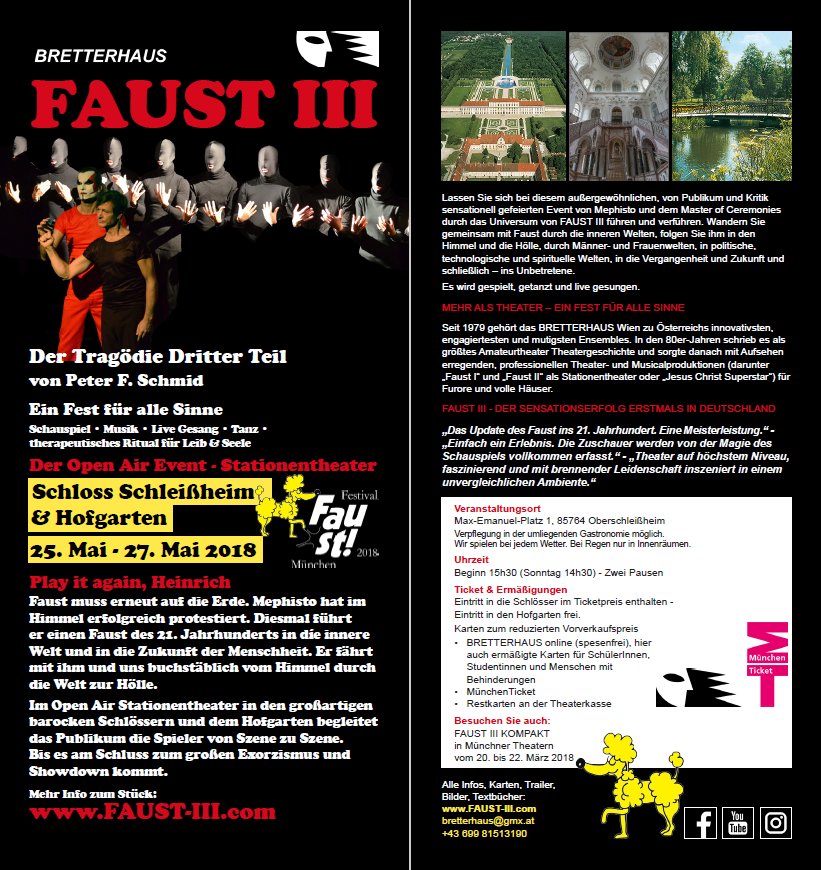 Flyer FAUST III Open Air